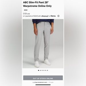 ABC Slim Fit Pants